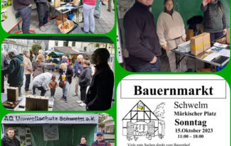 Schwelmer Bauernmarkt, Sonntag 15. Oktober 2023