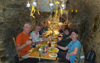 Gemeinsames Abendessen der Teilnehmer